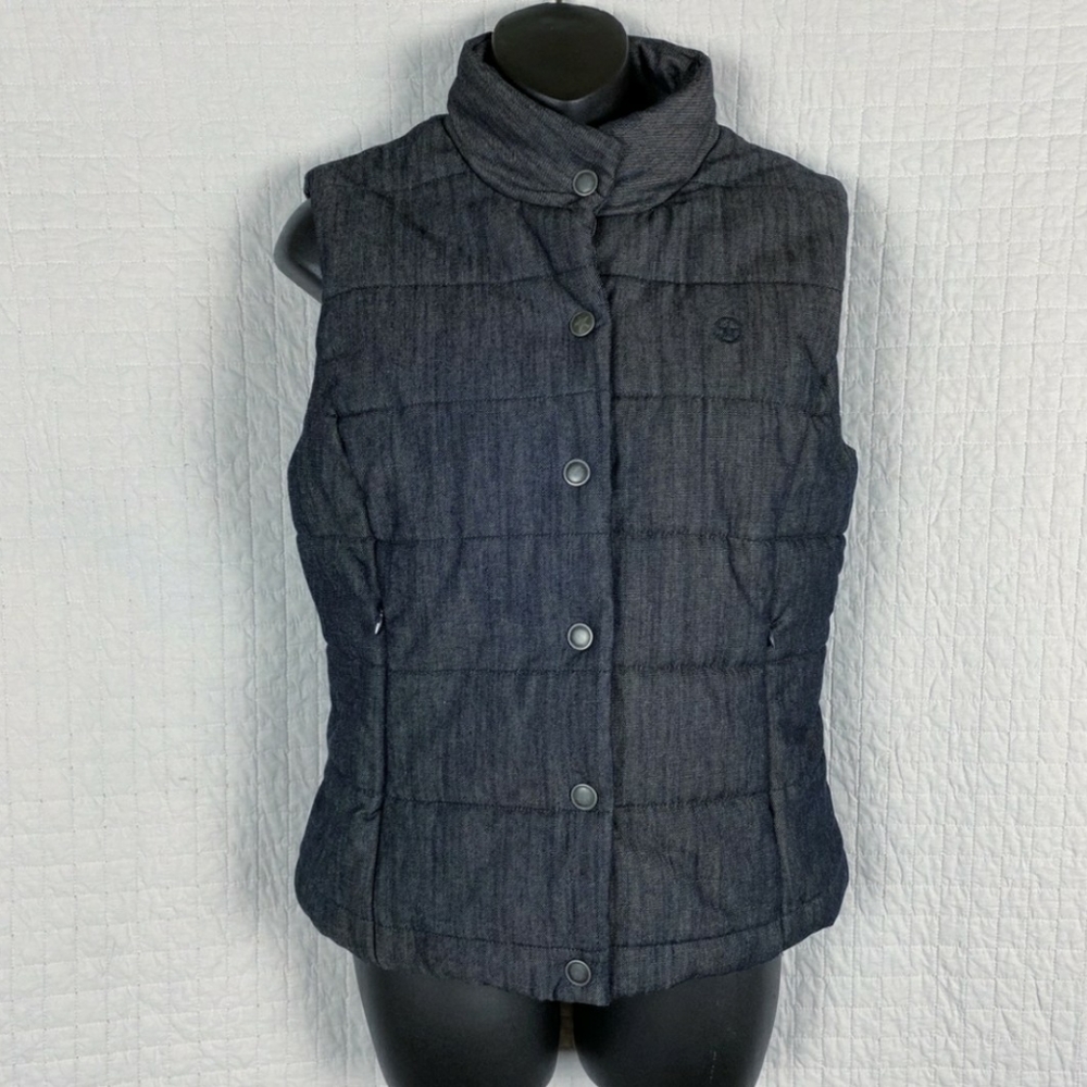 Converse One Star Denim Puffer Vest Size:  Medium
